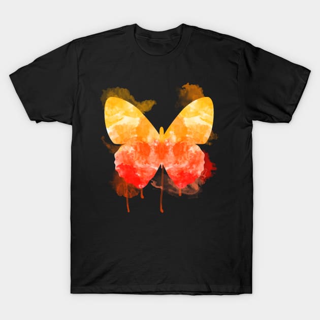 Butterfly watercolor Lava T-Shirt by serre7@hotmail.fr